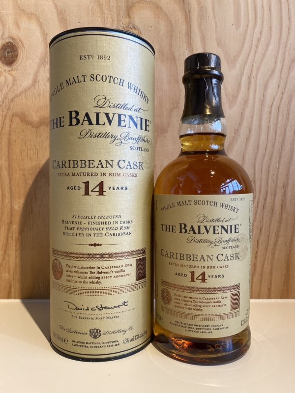 画像1: ザ・バルヴェニー14年カリビアンカスクAlc43%700ml (1)